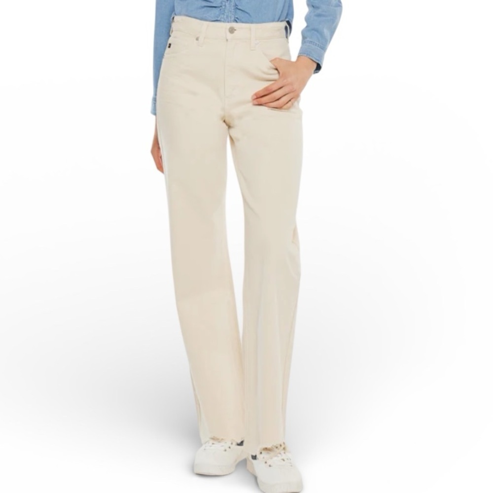 Kancan Cream Mikaella Ultra Rise 90’s Flare